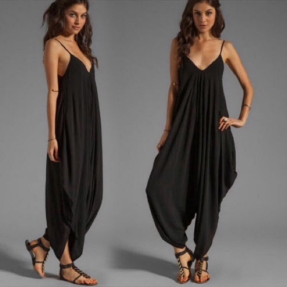 Last 1! Harem Style Jumpsuit w Pockets FINAL PRICE - Picture 2 of 6